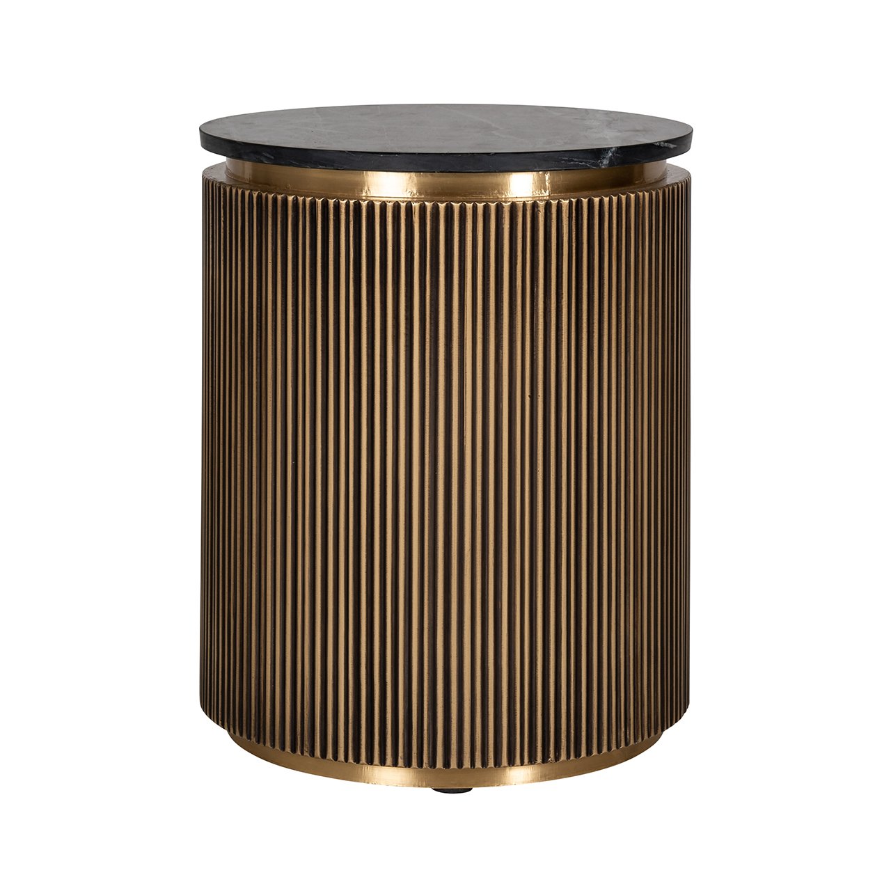 Bijzettafel Ironville 50Ø (Goud)
