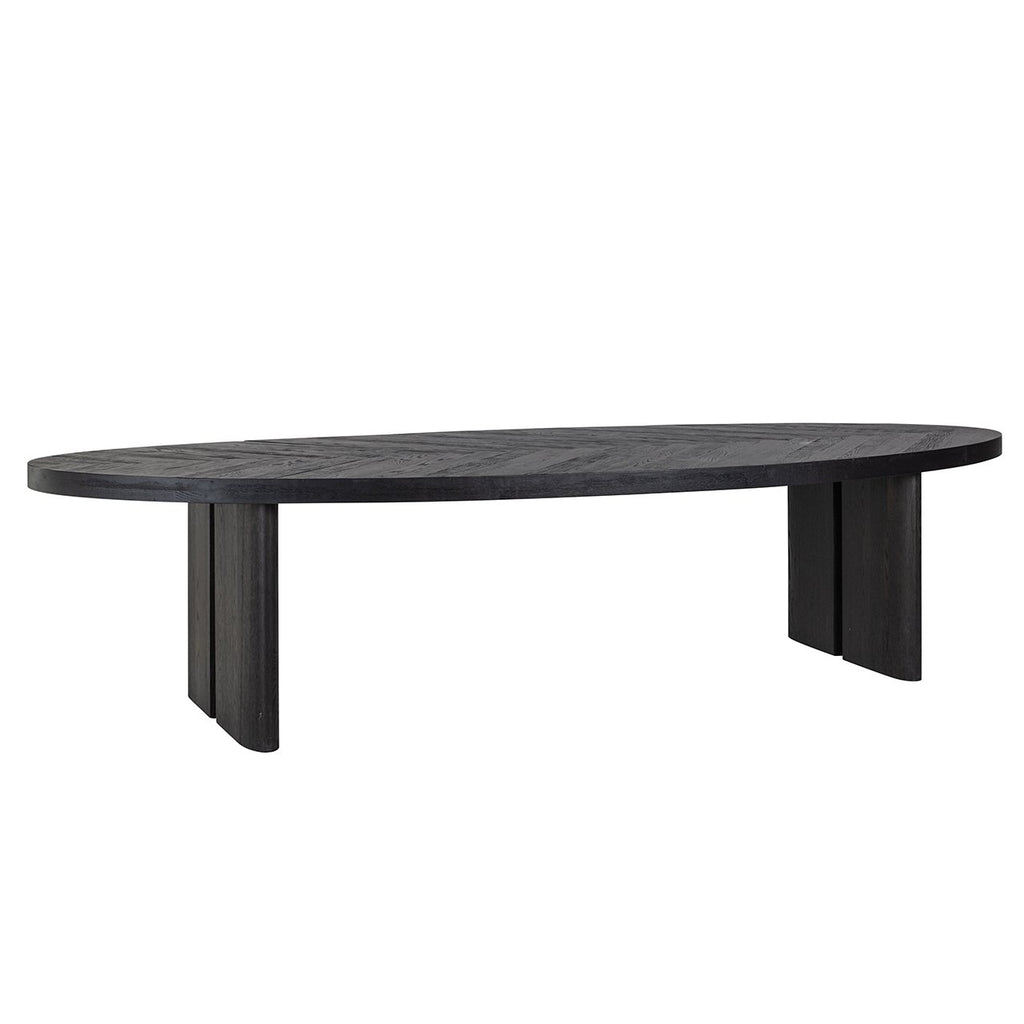 Eettafel Lilly 330 ovaal (Donker koffie)