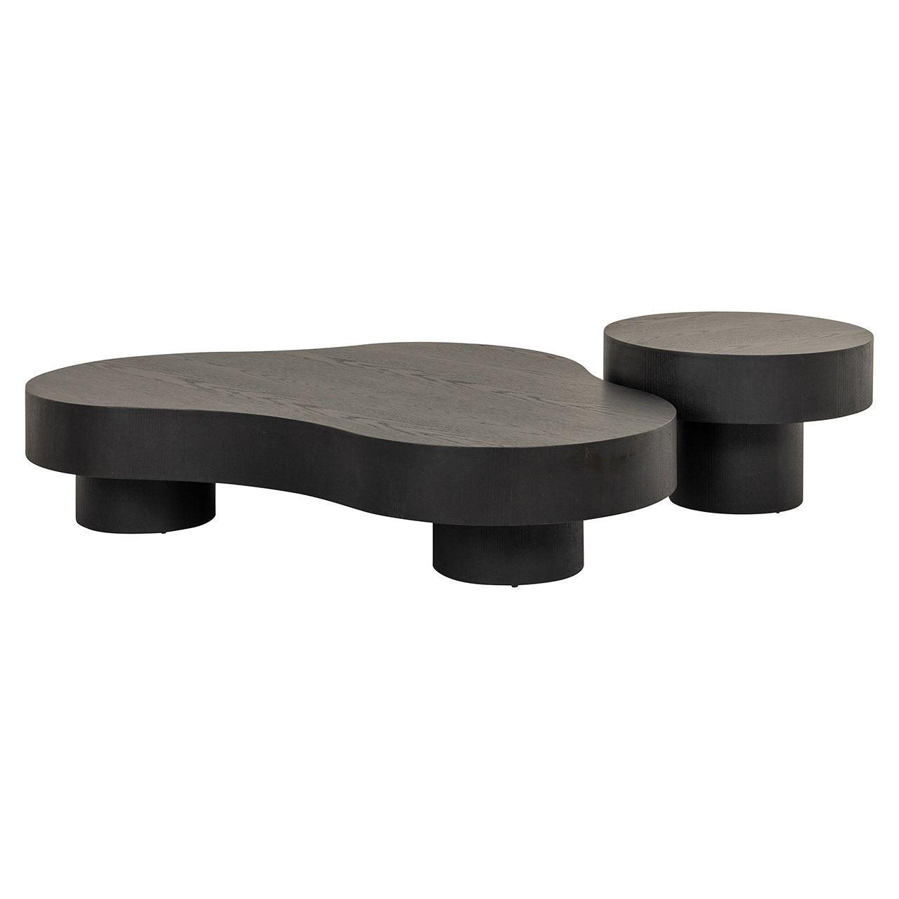 Salontafel Bogor set van 2 donker koffie (Donker koffie)
