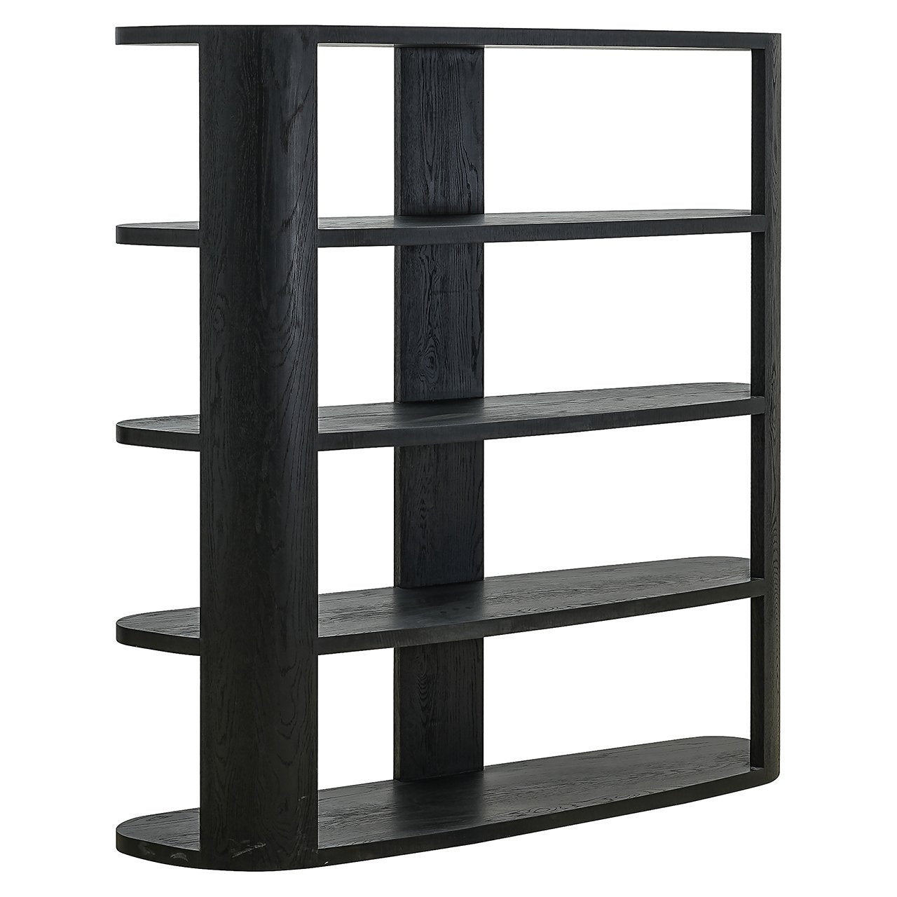 Wandkast Navarino 3-planken (Donker koffie)