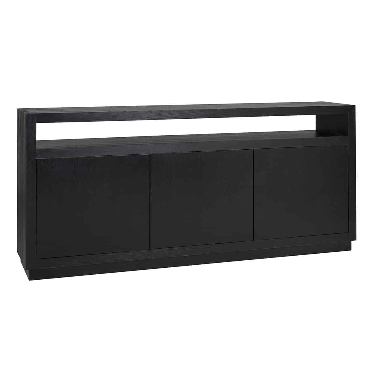Dressoir Oakura 3-deuren (Zwart)