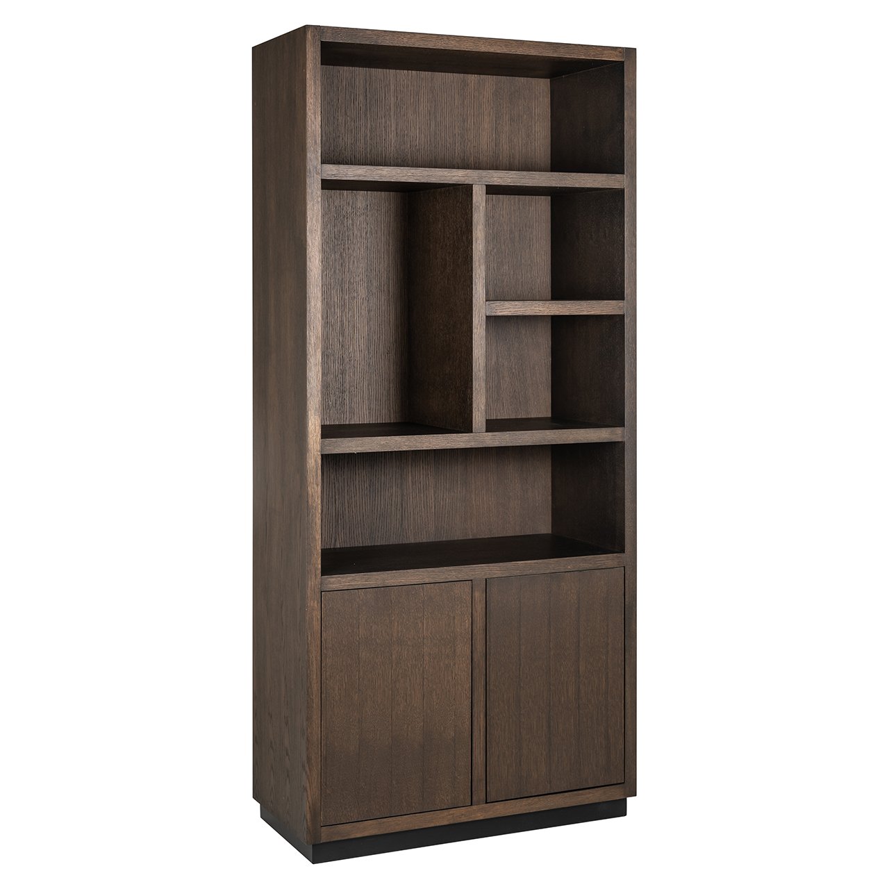 Boekenkast Oakura 2-deuren (Bruin)
