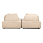 Bank Tudor met losse rugleuning zand olympus (Zand olympus)