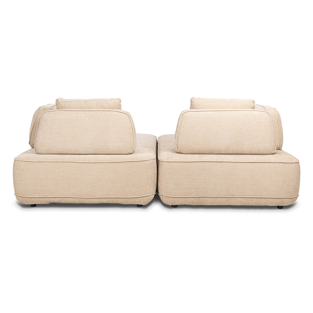 Bank Tudor met losse rugleuning zand olympus (Zand olympus)