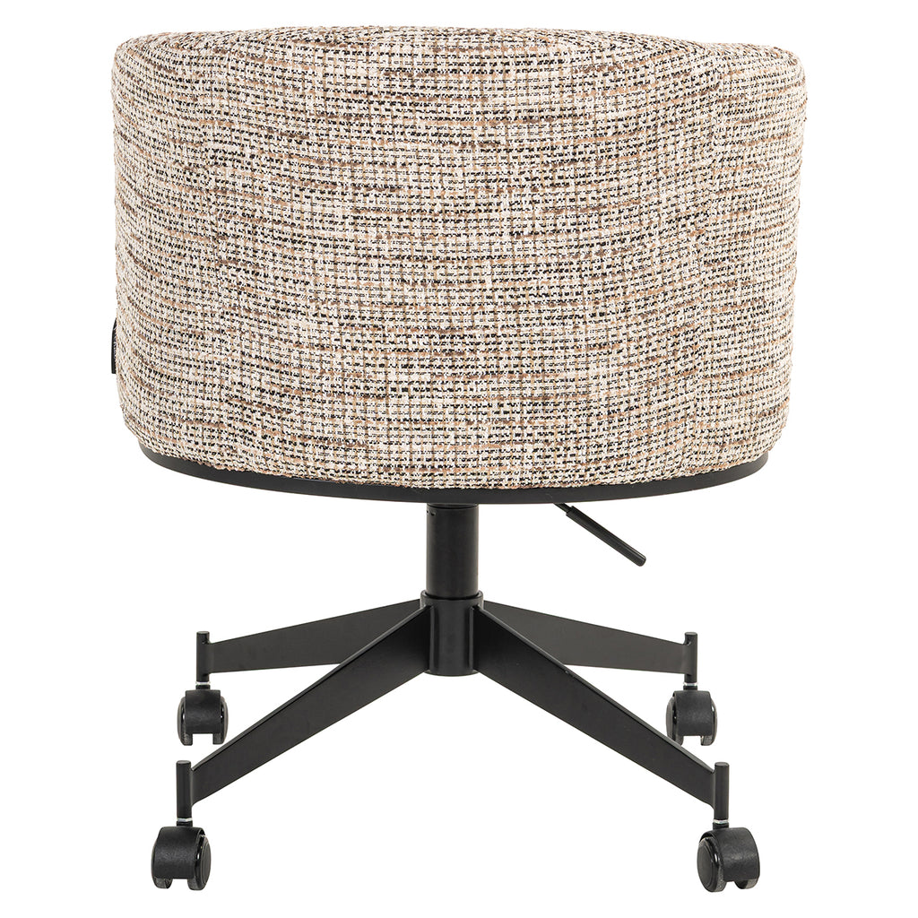Draaistoel Rochenne met wielen trendy nature (Be Trendy 01 Nature)