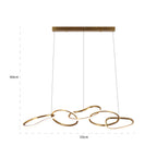 Hanglamp Flyn (Geborsteld Goud)
