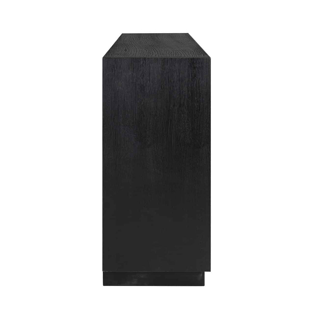 Dressoir Oakura 4-deuren (Zwart)