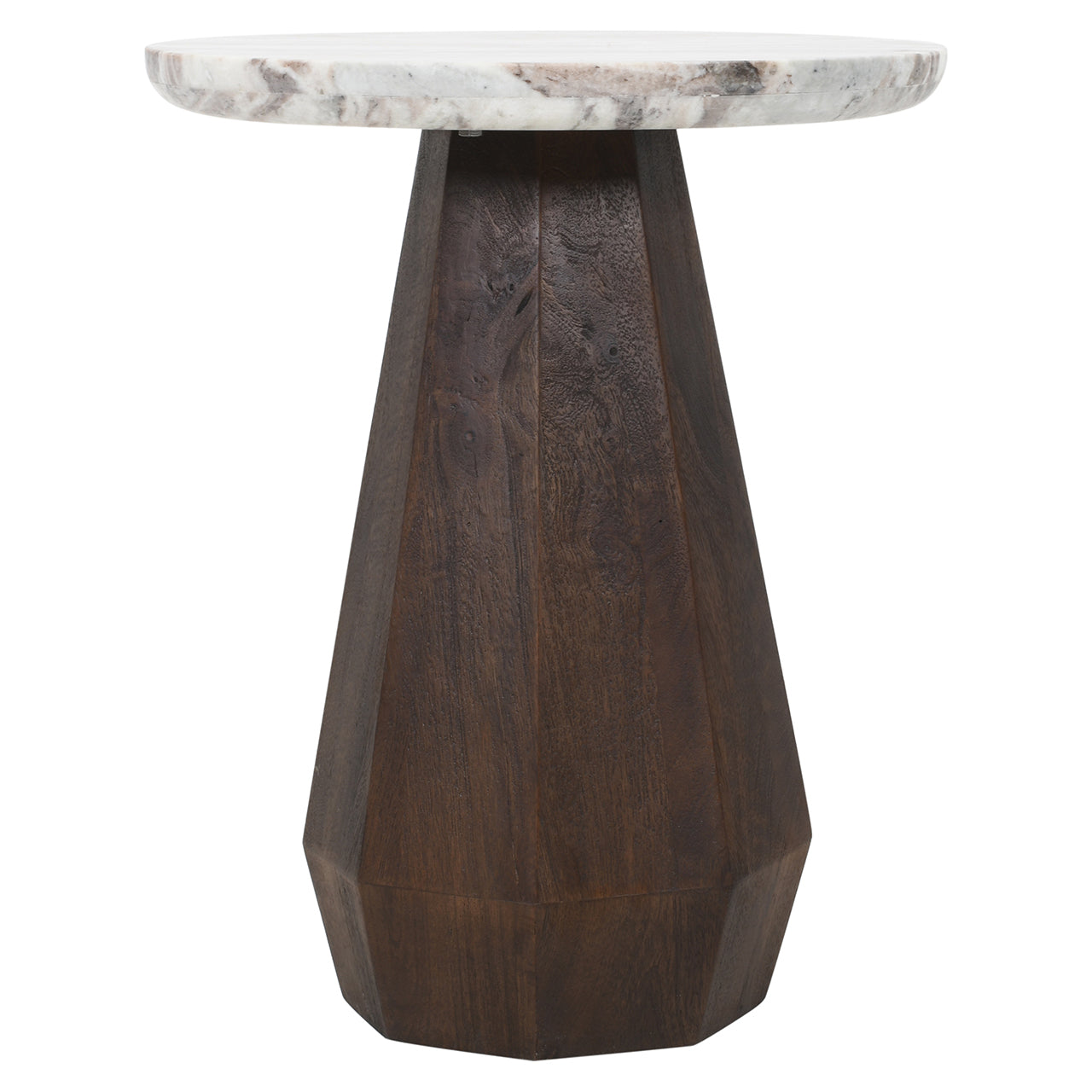 Bijzettafel Oberoy 45Ø (Bruin)