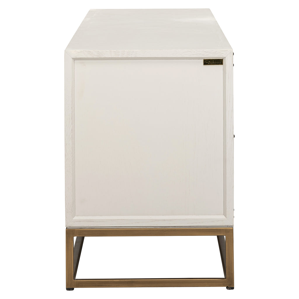 TV-meubel Whitebone messing 4-deuren 200 (Verona Grijs)