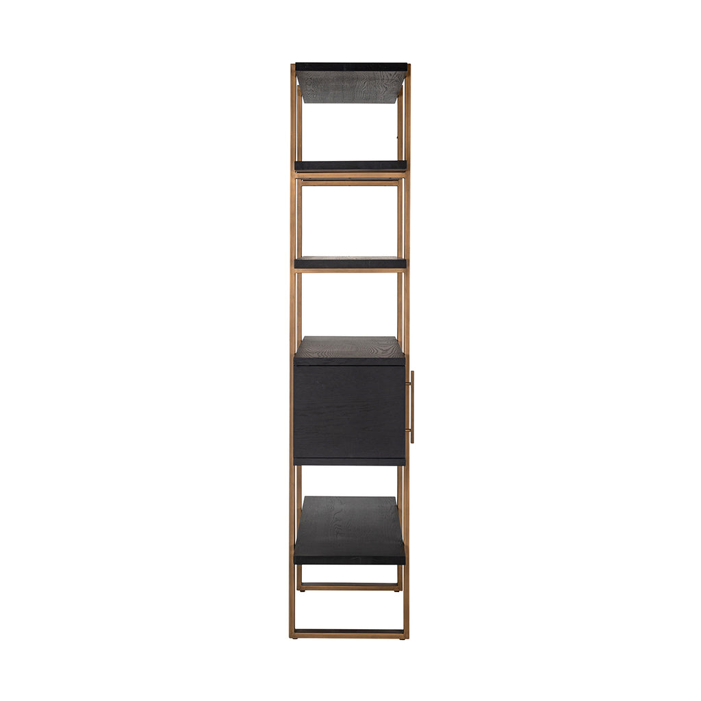 Wandkast Cambon 4-deuren 4-planken (Donker koffie)