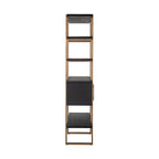 Wandkast Cambon 4-deuren 4-planken (Donker koffie)