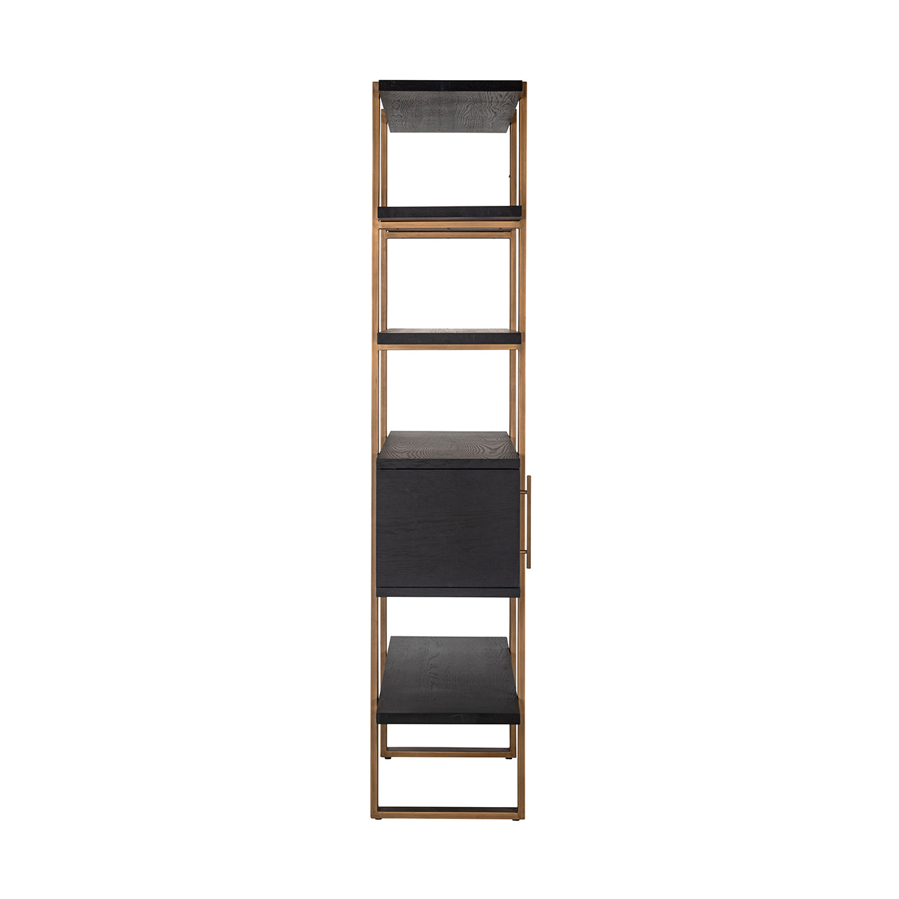 Wandkast Cambon 4-deuren 4-planken (Donker koffie)