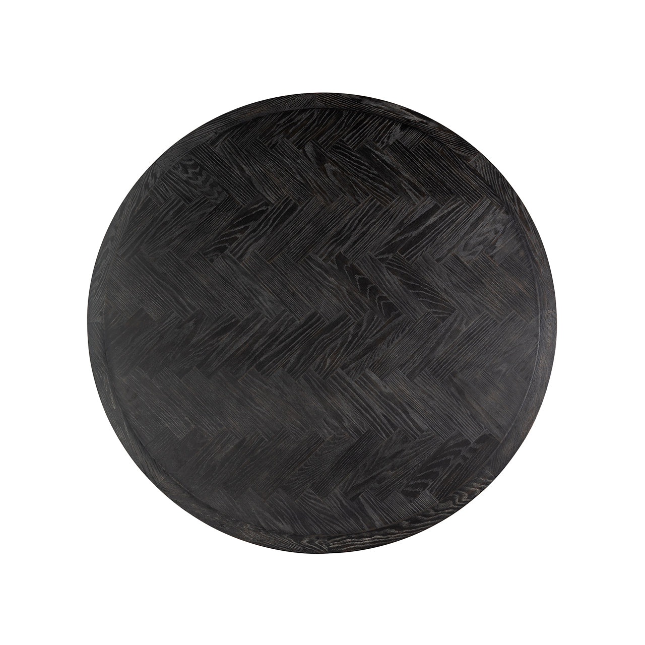 Eettafel Blackbone messing 140Ø (Zwart rustiek)