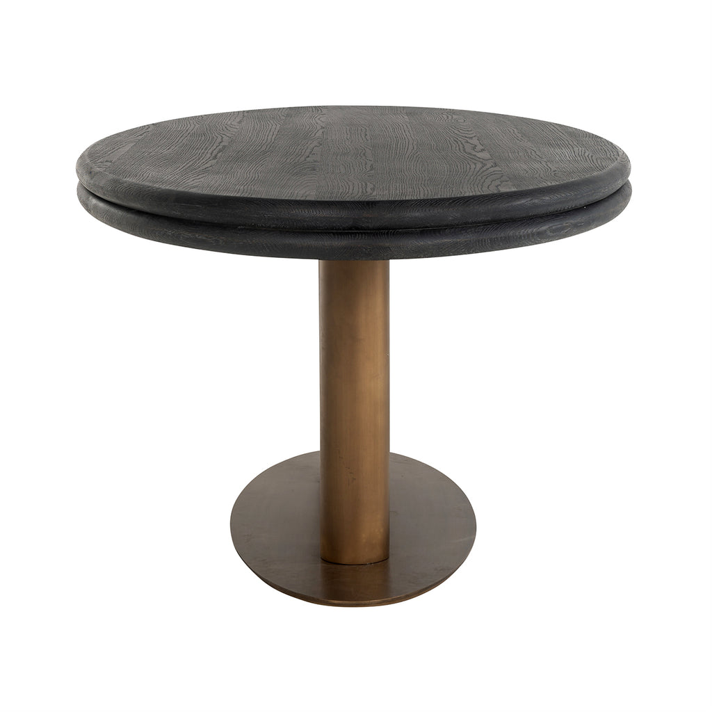 Eettafel Macaron ovaal 235 (Zwart rustiek)