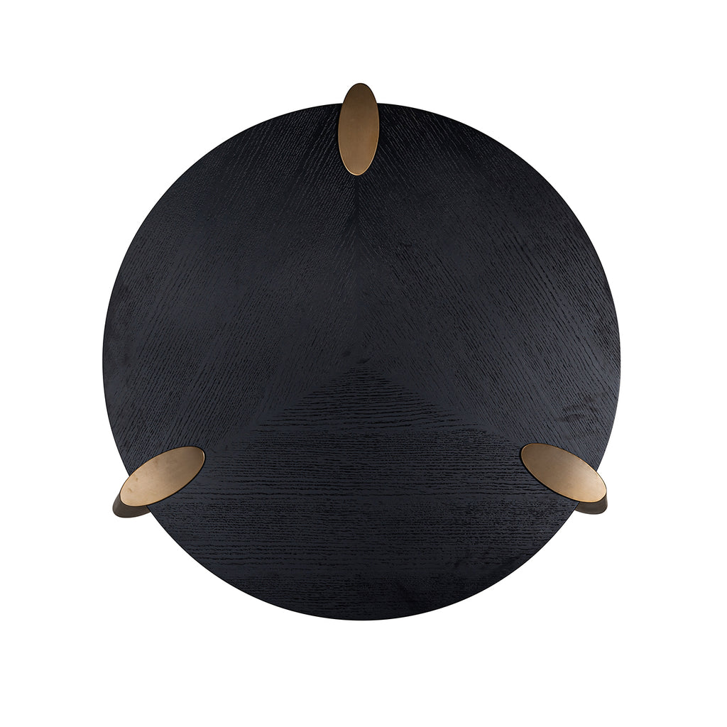 Salontafel Brody 100Ø (Antraciet)