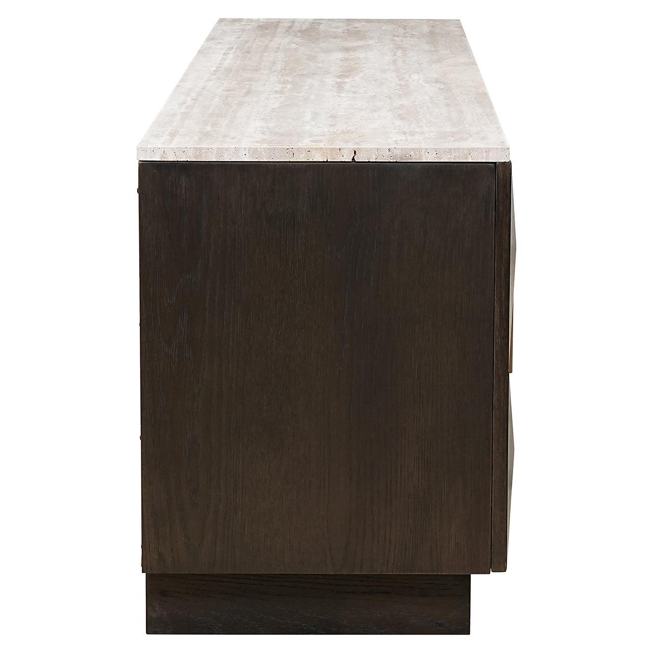 Tv-meubel Claremont 4-deurs (Bruin)