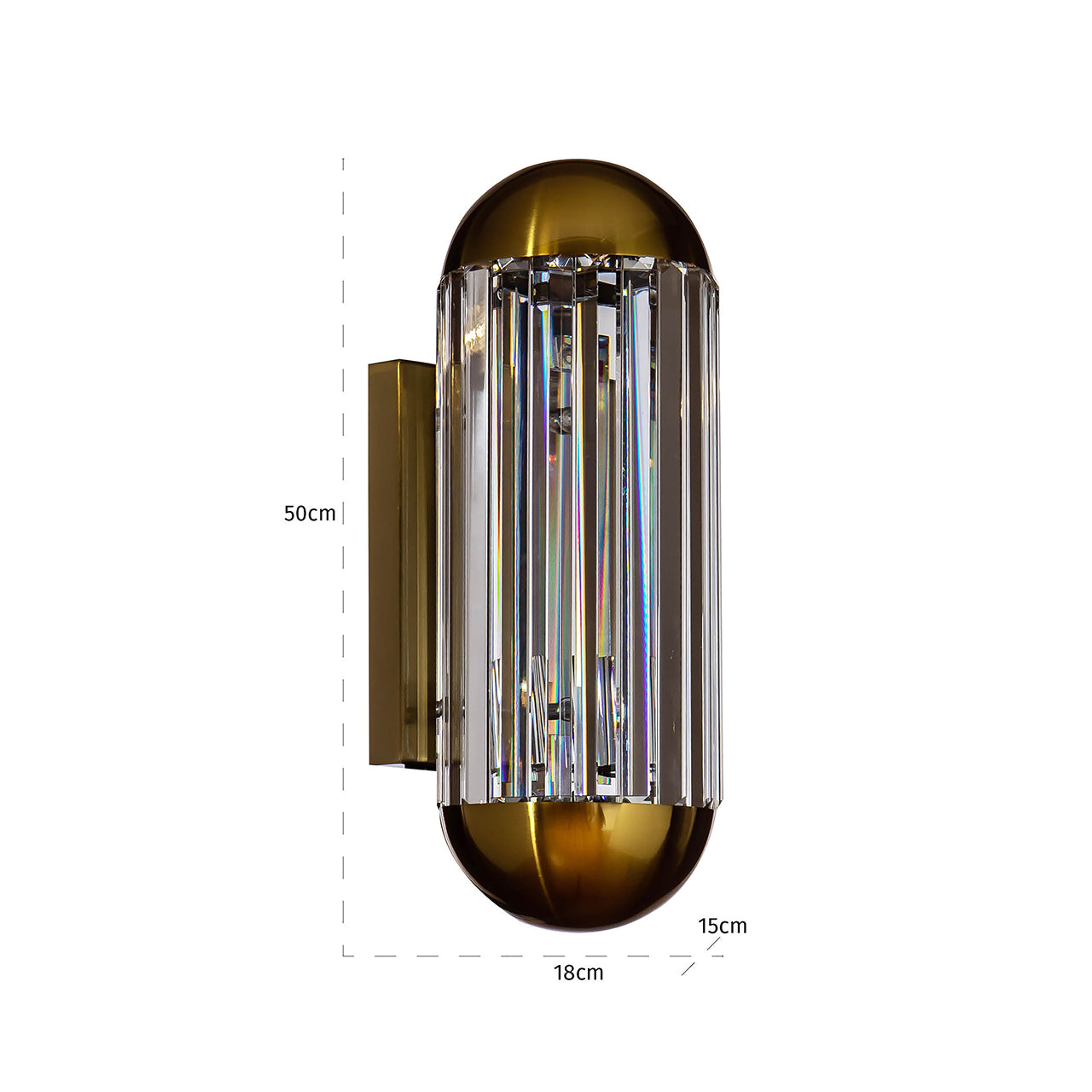 Wandlamp Anja (Brons)