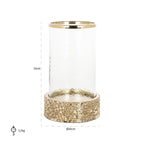 Windlicht Jailey goud (Goud)