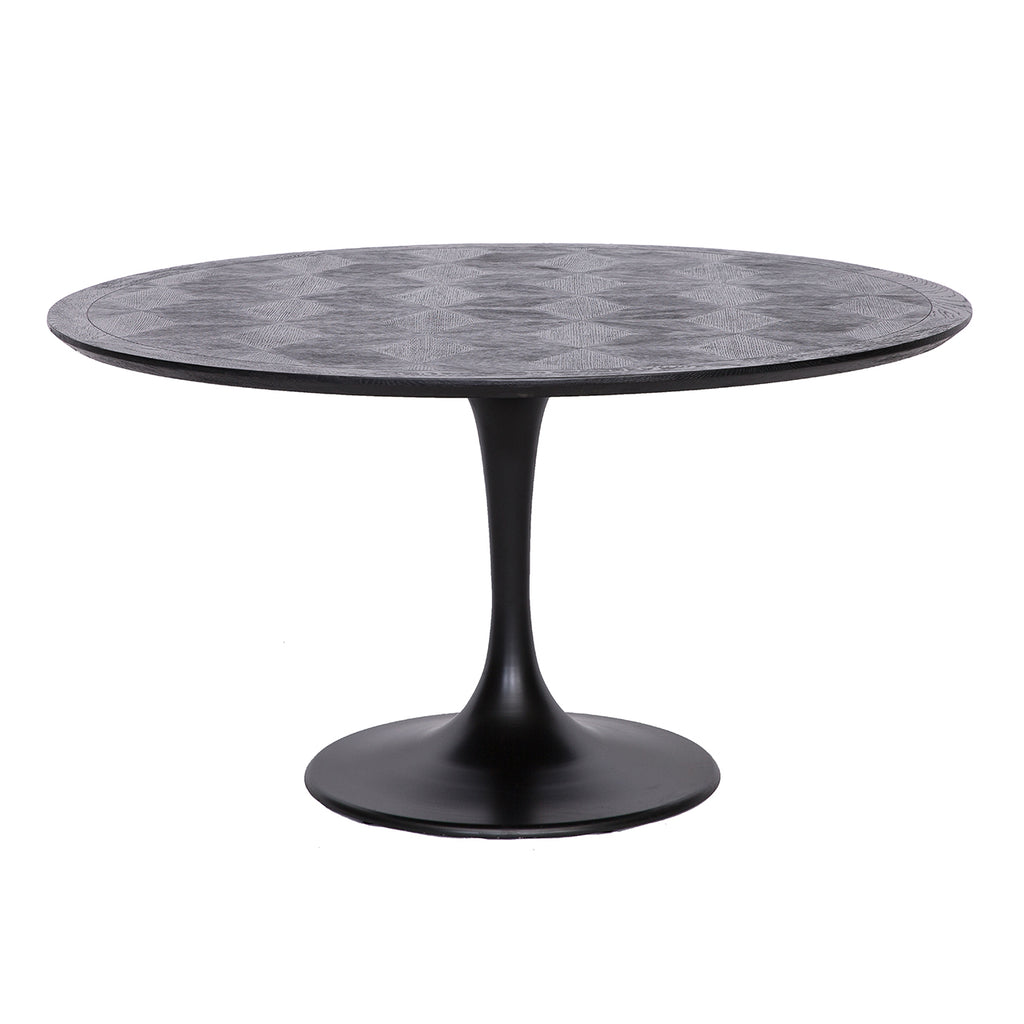 Eettafel Blax 140Ø (Zwart)