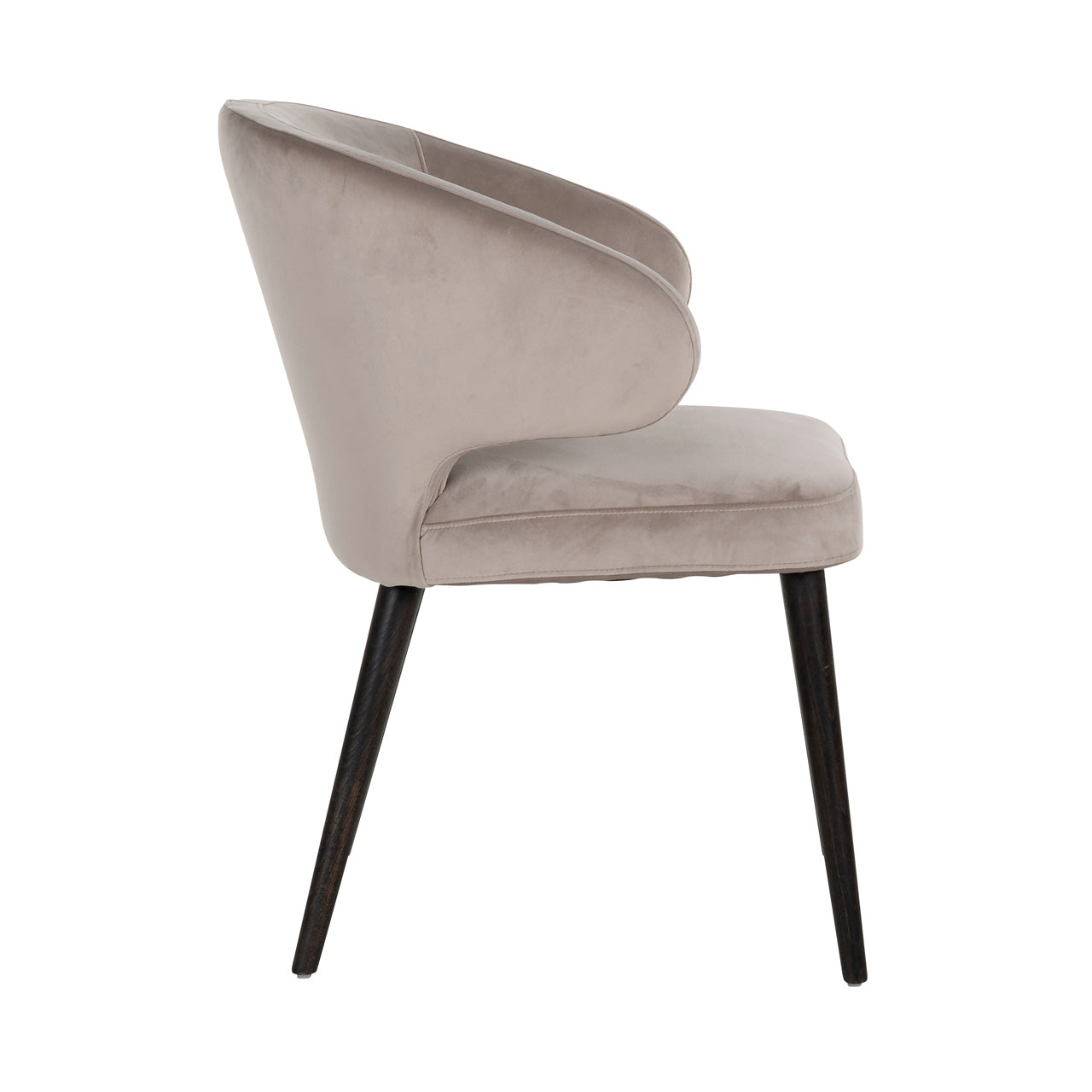 Stoel Indigo khaki fluweel (Quartz Khaki 903)