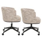 Draaistoel Rochenne met wielen trendy nature (Be Trendy 01 Nature)