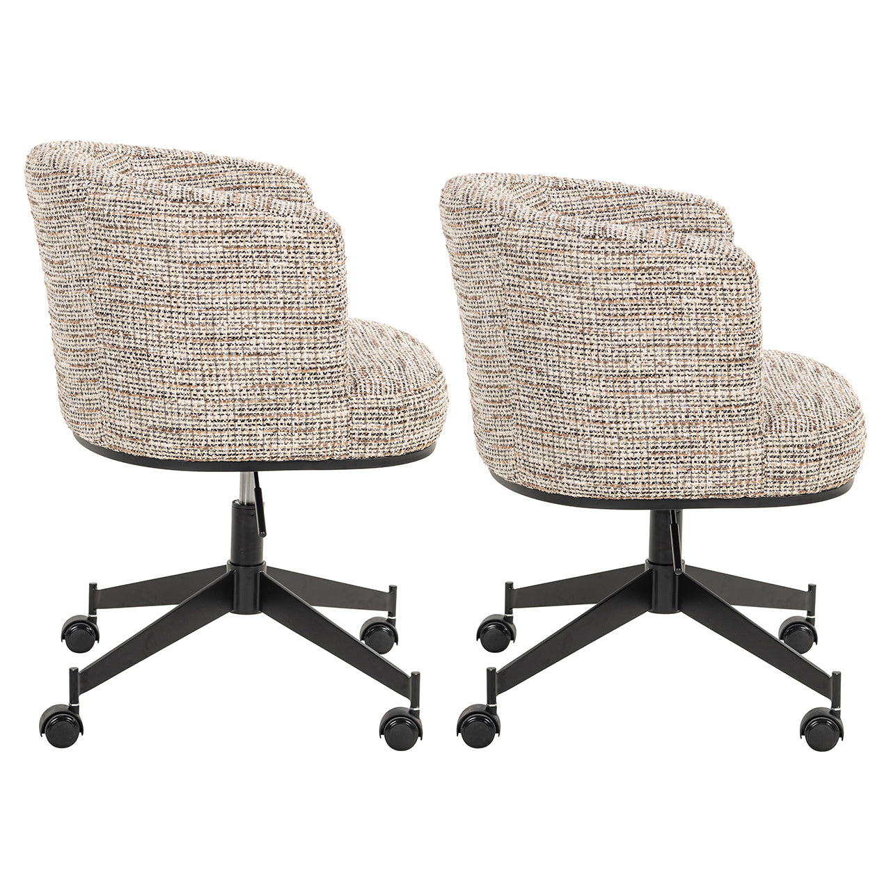 Draaistoel Rochenne met wielen trendy nature (Be Trendy 01 Nature)