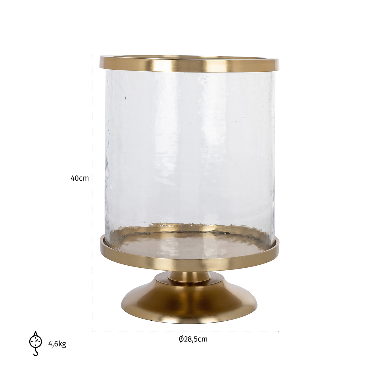 Windlicht Jaysin (Goud)