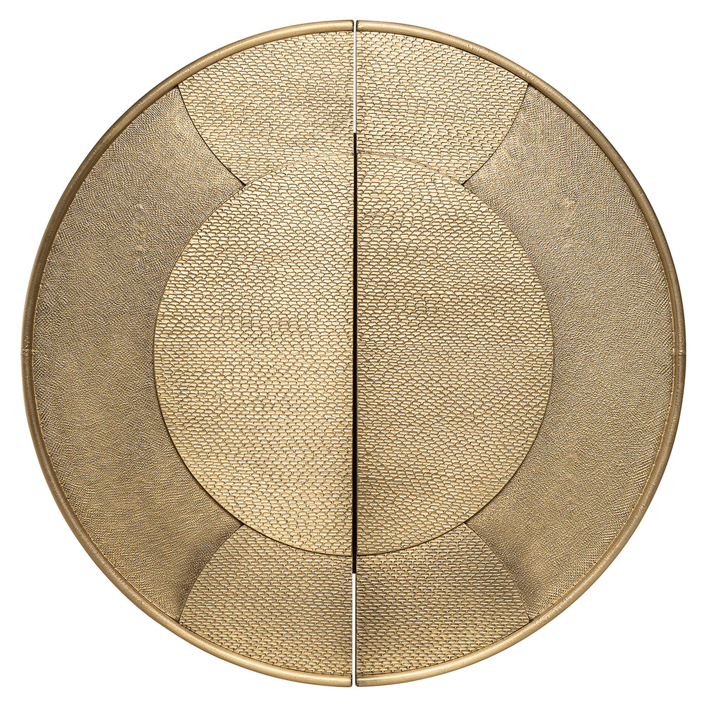 Wandkast Bowie (Zwart/goud)