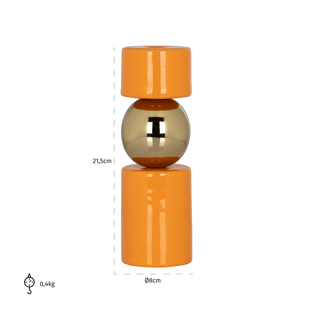 Kandelaar Kira (Oranje)