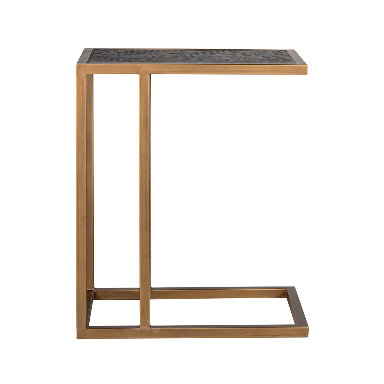 Sofatafel Blackbone messing (Zwart rustiek)