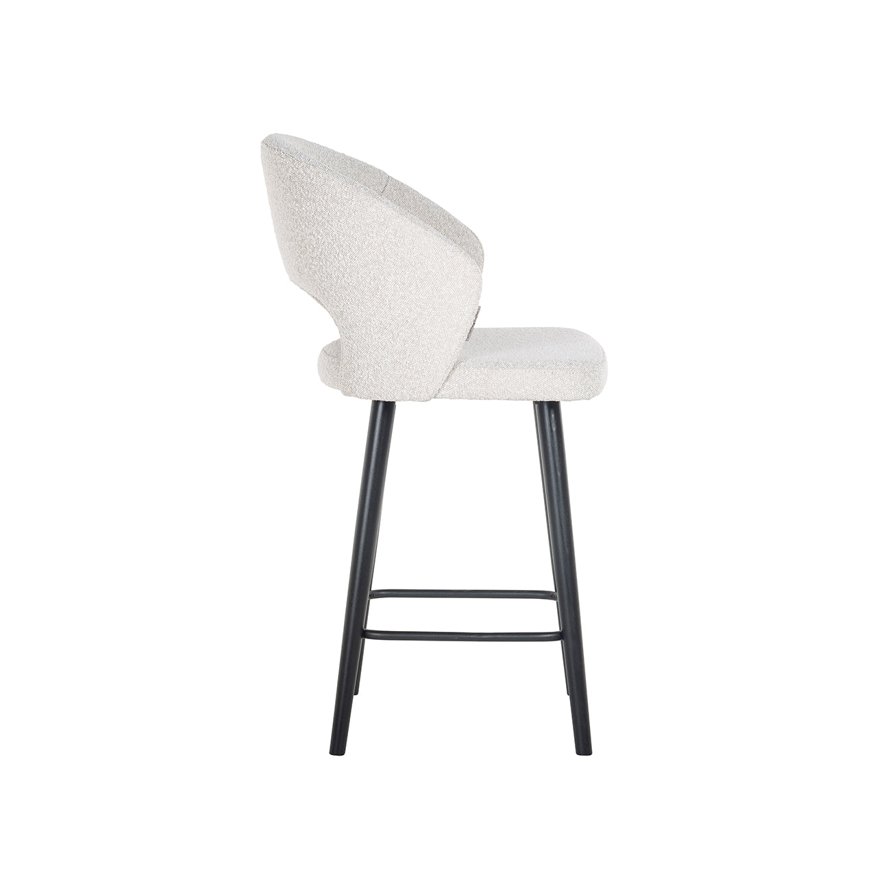 Counterstoel Savoy wit bouclé (Kopenhagen 900 Bouclé Wit)