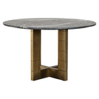 Eettafel Collada 130Ø (Zwart/goud)