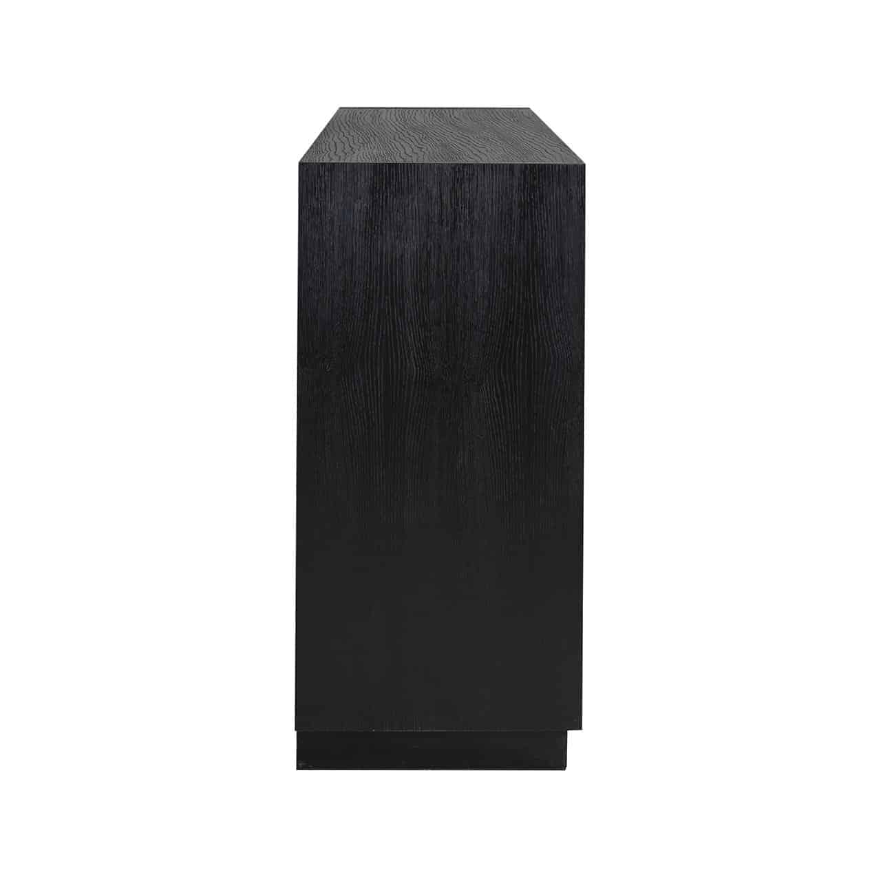 Dressoir Oakura 3-deuren (Zwart)