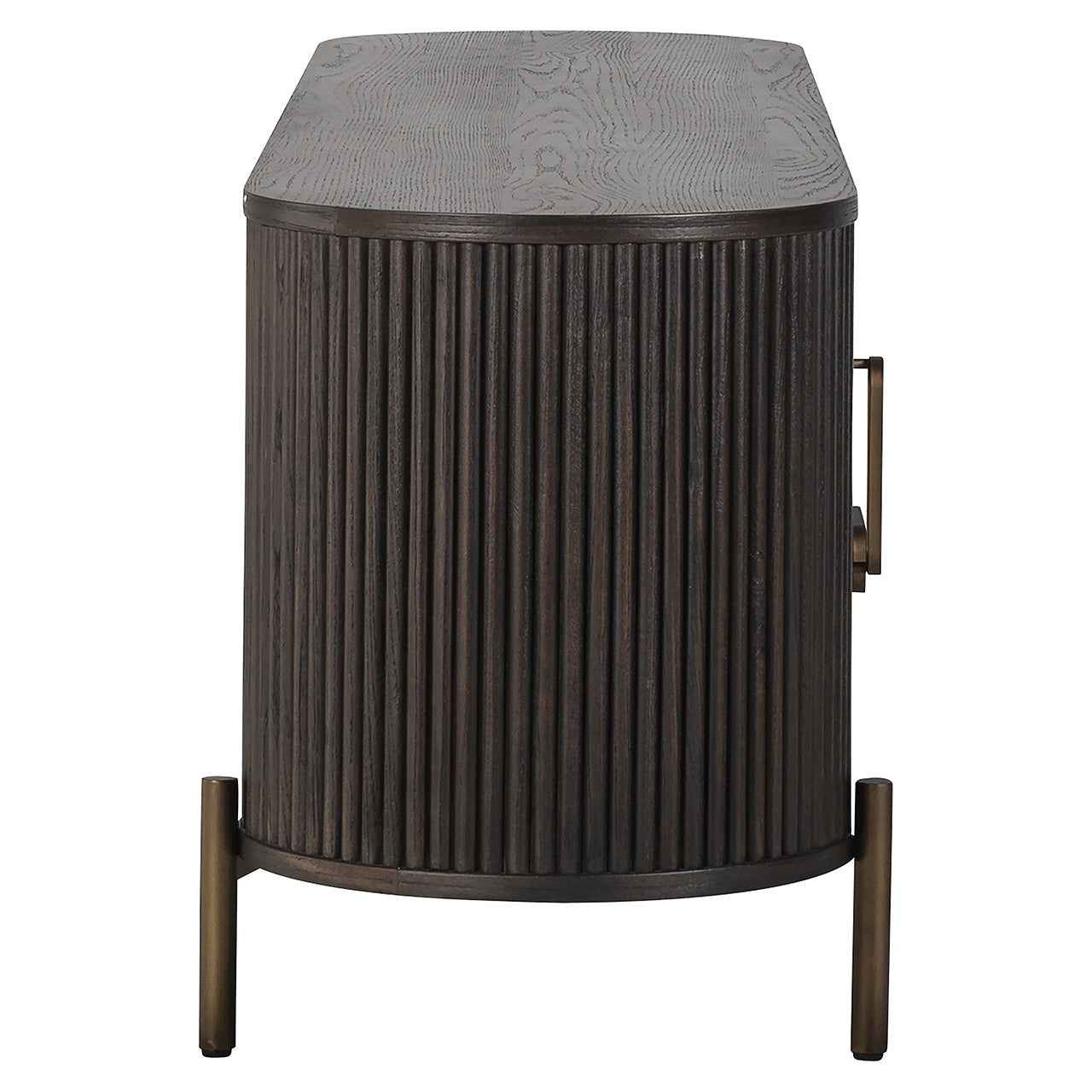 TV-meubel Luxor 2 deuren 1 lade (Bruin)