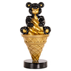 Deco object Harly (Zwart/goud)