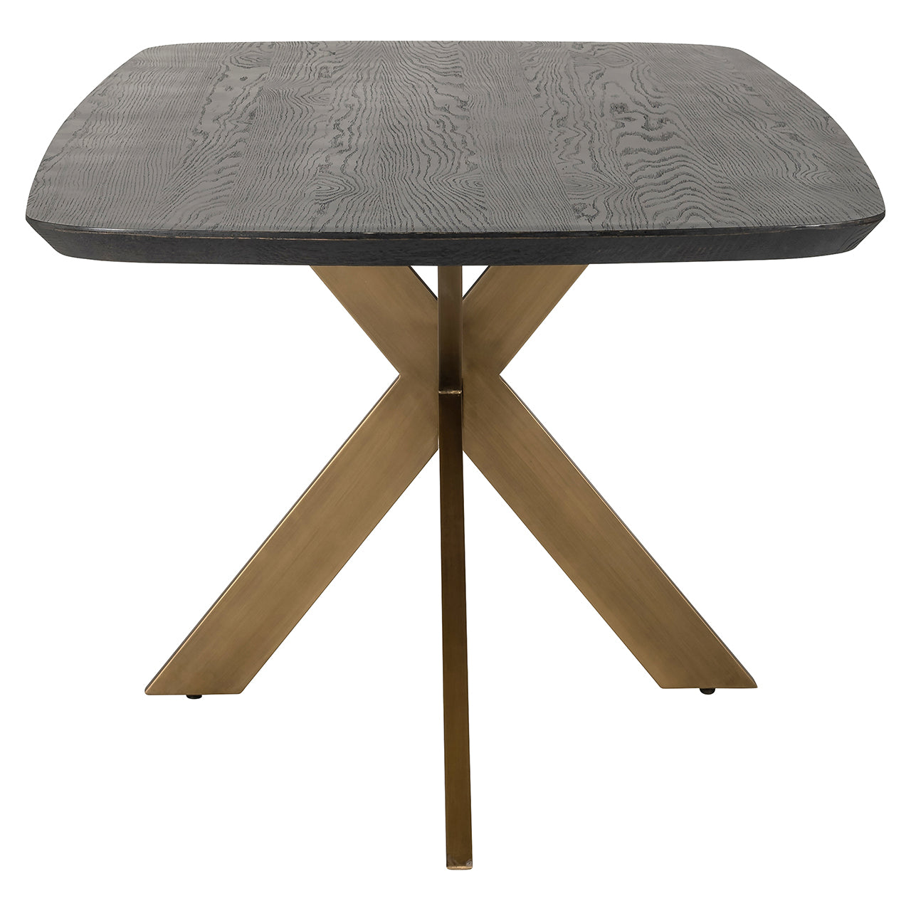 Eettafel Cambon 230 Deens ovaal (Donker koffie)