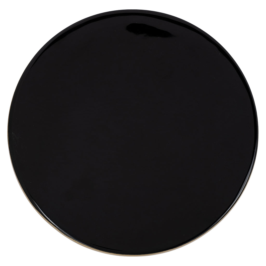 Taartplateau Elena (Zwart/goud)