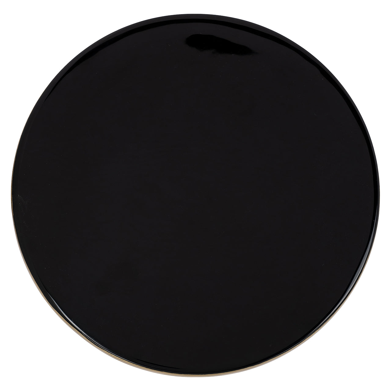 Taartplateau Elena (Zwart/goud)