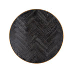 Salontafel Blackbone messing set van 2 (Zwart rustiek)