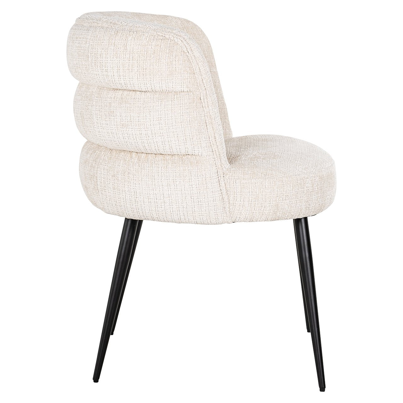 Stoel Stella beige chenille brandvertragend (Niagara 902 beige Chenille)