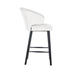 Barstoel Indigo wit bouclé (Copenhagen 900 Bouclé White)