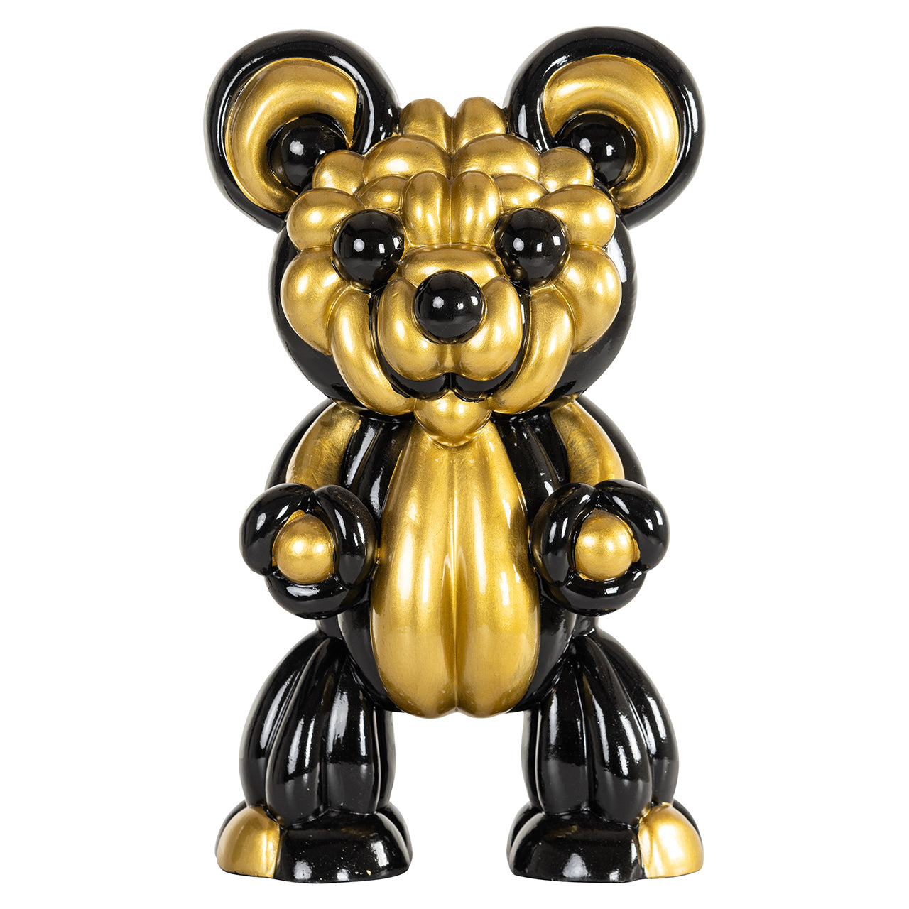 Deco object Silly (Zwart/goud)