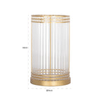 Windlicht Dyara groot (Goud)
