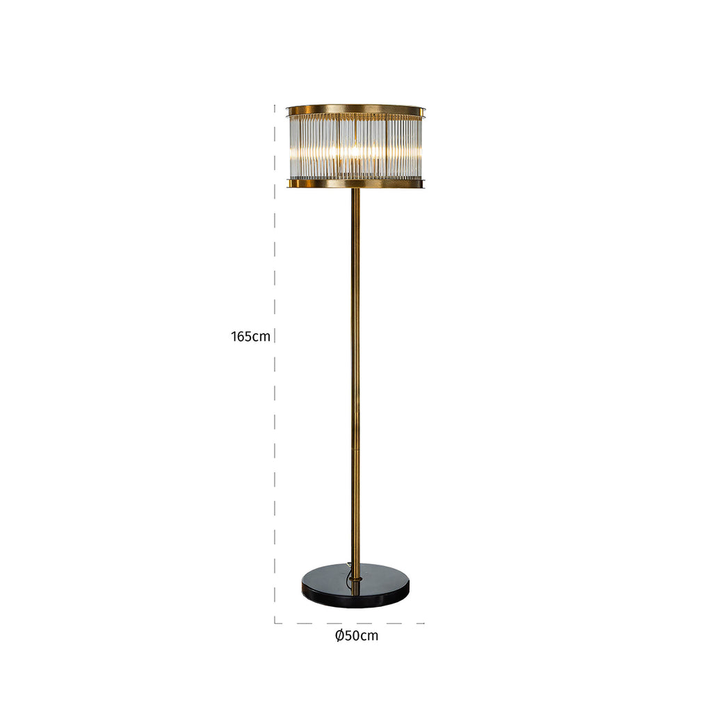 Vloerlamp Nadine (Brons)
