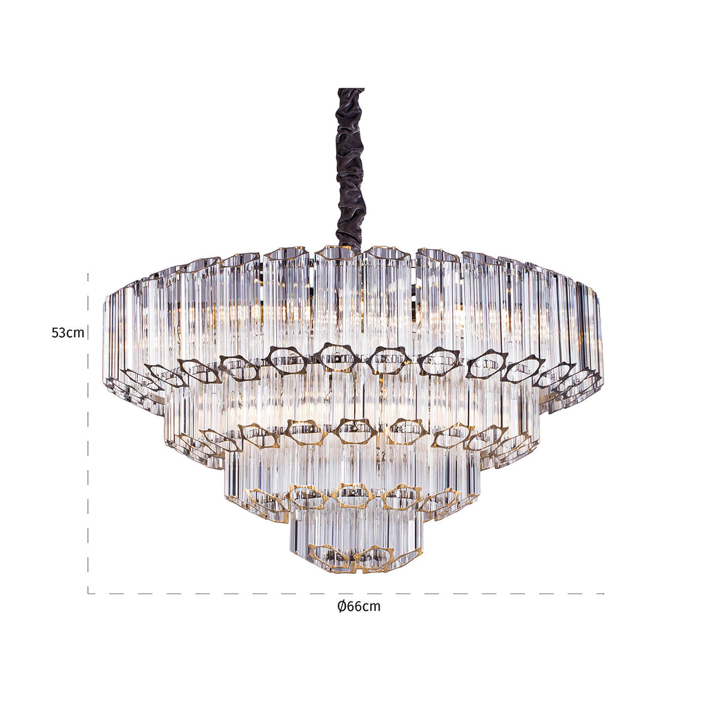 Hanglamp Bece (Nikkel Chroom)