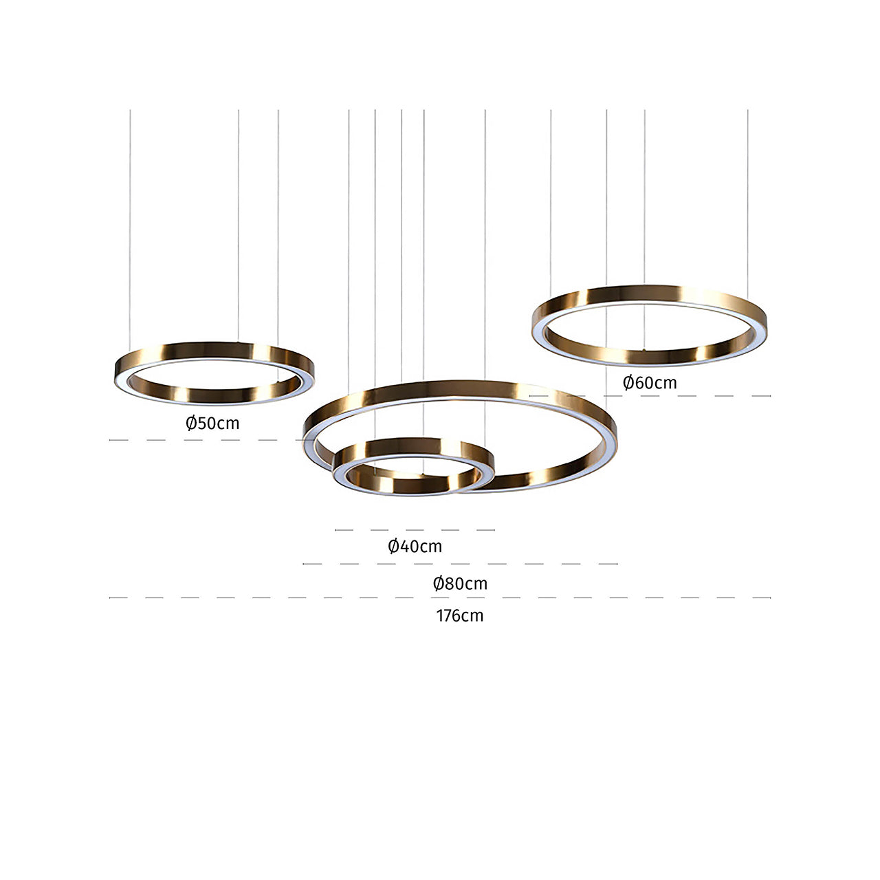 Hanglamp Lilou (Geborsteld Goud)