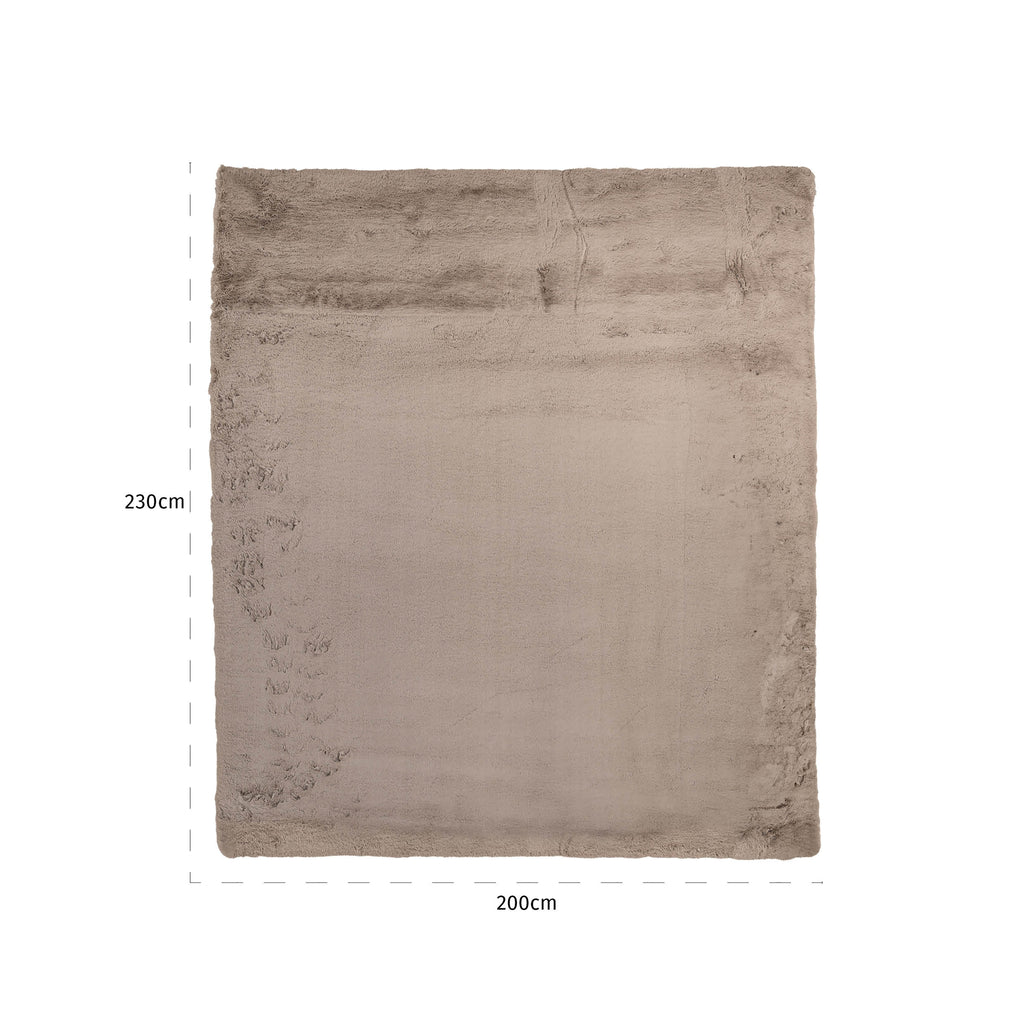 Tapijt Saifo furry 200x230 (Zand)