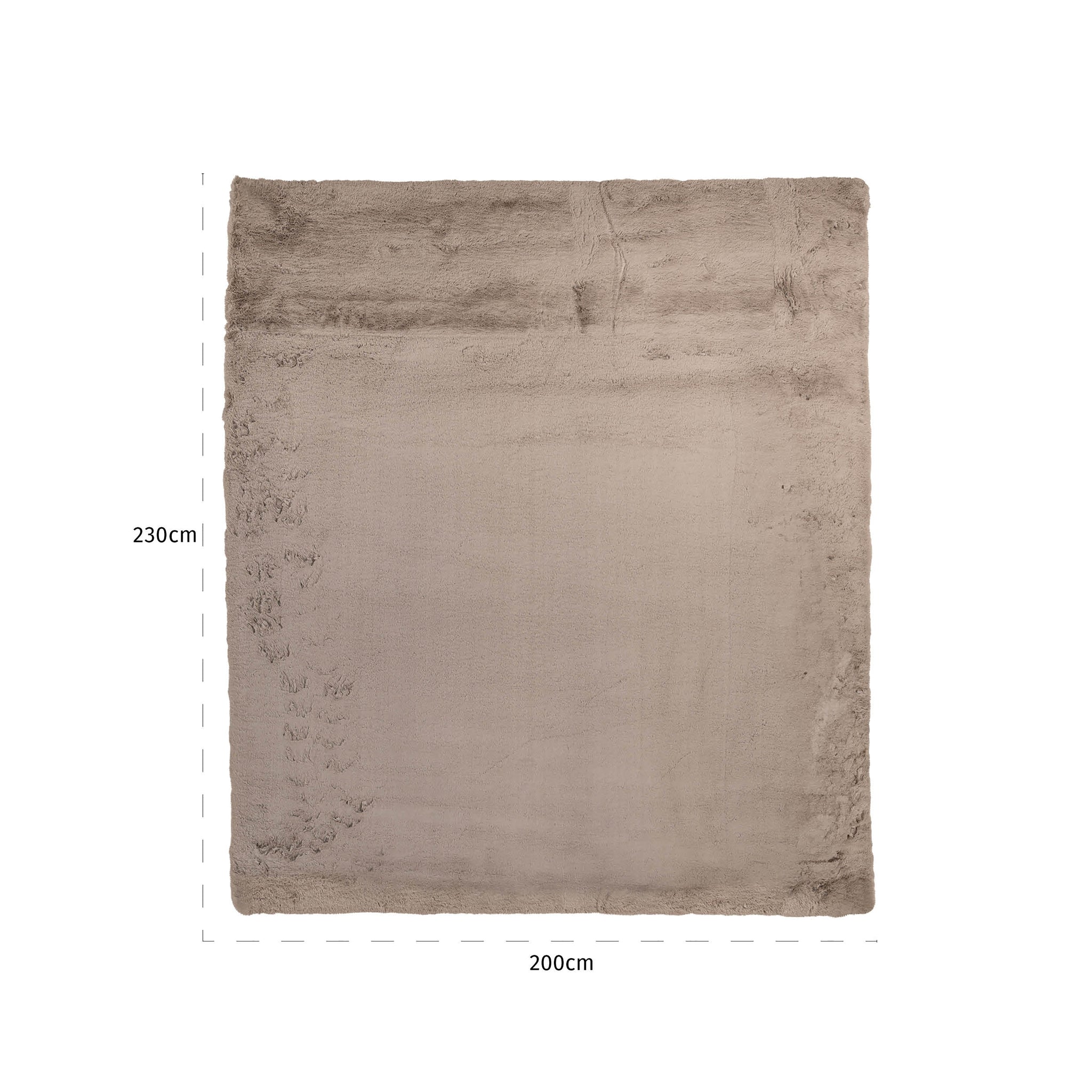 Tapijt Saifo furry 200x230 (Zand)