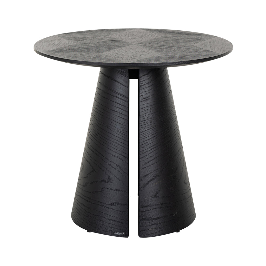 Bijzettafel Blax 585Ø (Zwart)