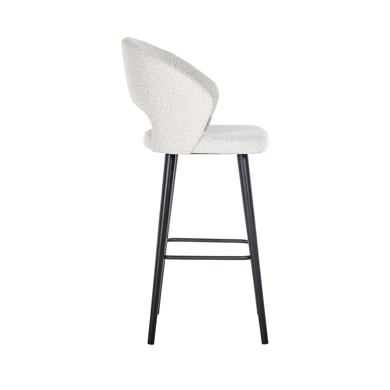 Barstoel Savoy wit bouclé (Copenhagen 900 Bouclé White)